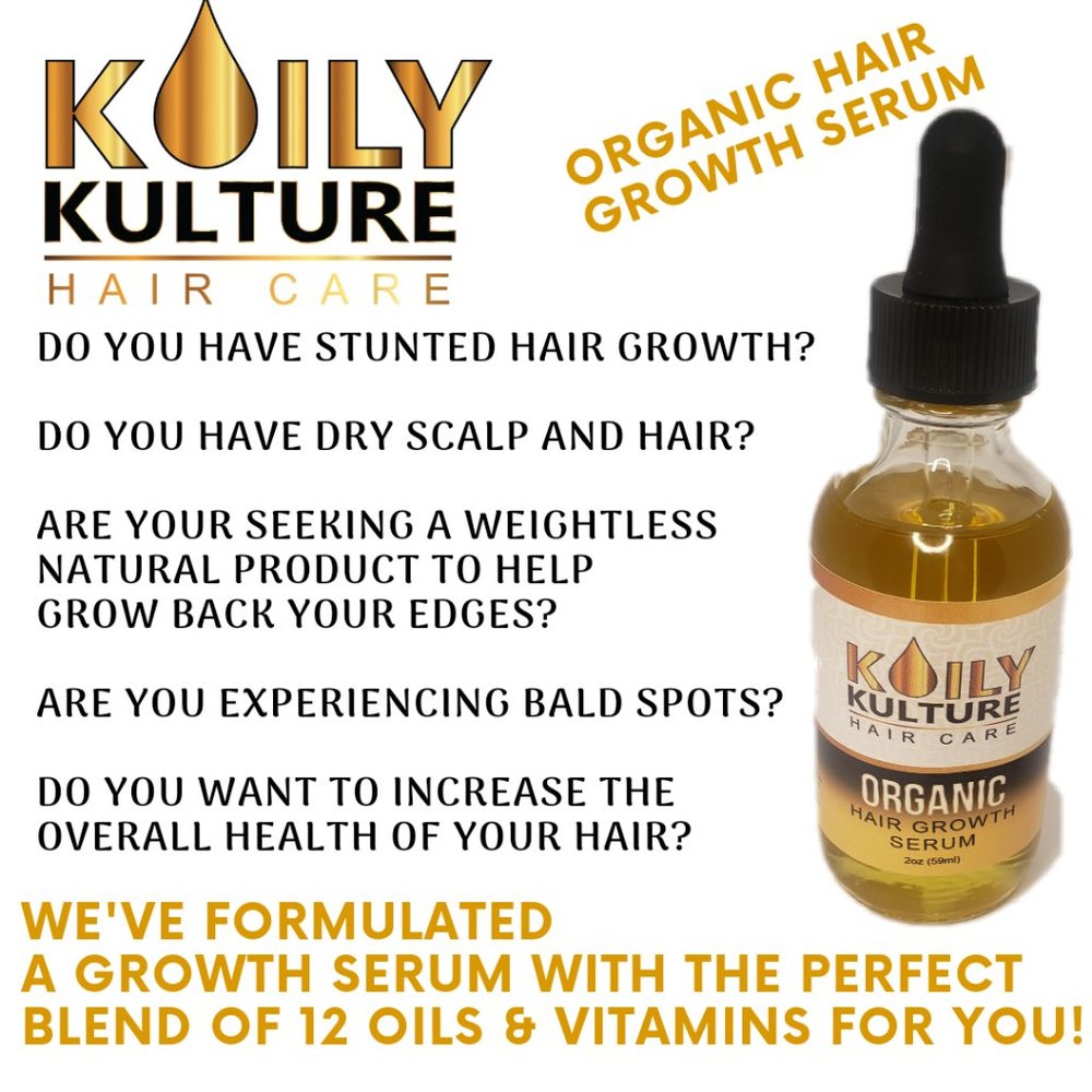 Organic Oils Hair Growth Serum